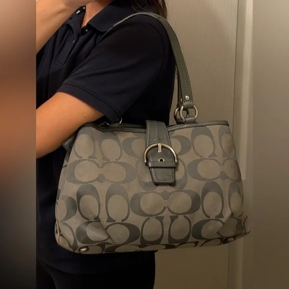 Coach Soho Signature Carryall Tote Bag